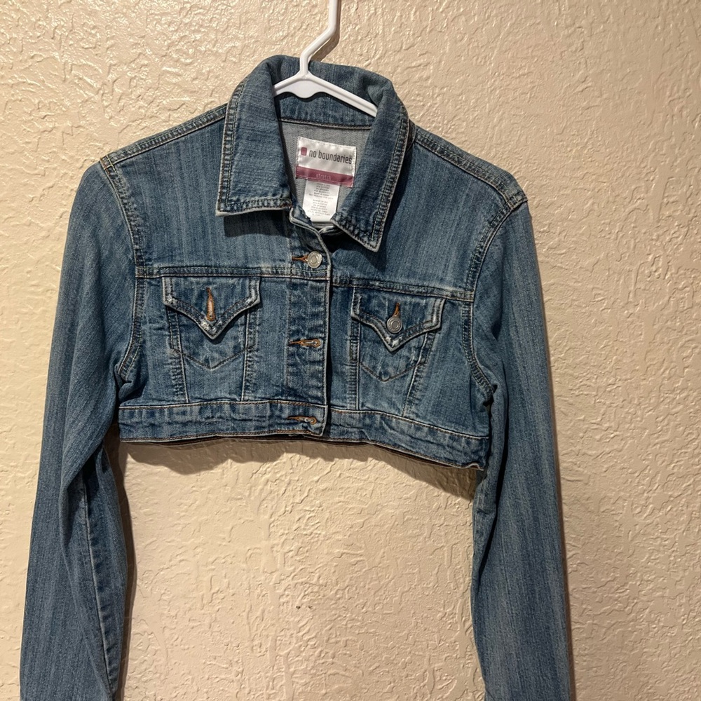 No Boundaries Blue Jean Jacket